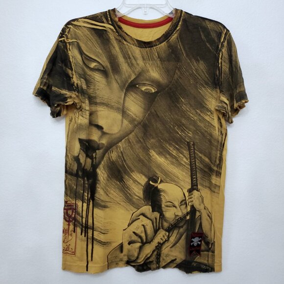 Affliction Limited Edition Signature Series Red Label Premium Yokohama Shirt M